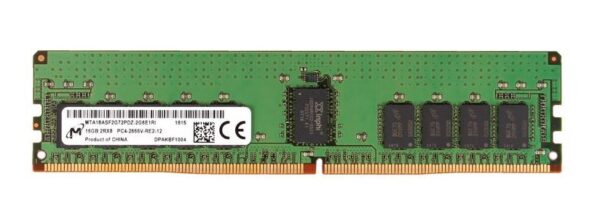 MICRON DDR4 RDIMM 16GB 1Rx4 2666 CL19 (8Gbit)