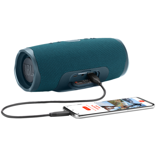 JBL Charge 4 - Portable Bluetooth Speaker with Power Bank - Blue