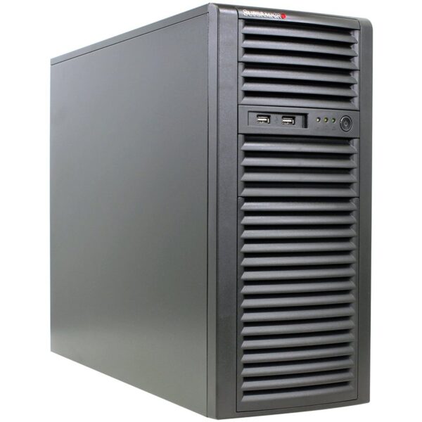 Supermicro server chassis CSE-732I-R500B, Mid-tower,  2x 5.25" External HDD Drive Bays & 4x 3.5" Int