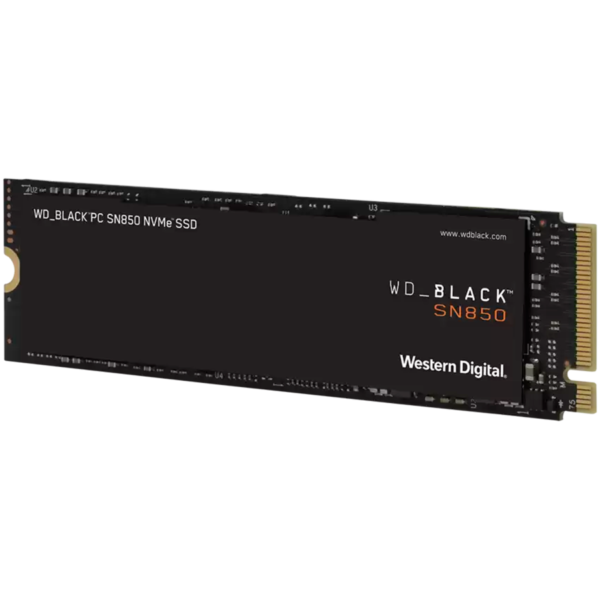 WD_BLACK SN850 M.2 NVMe SSD (PCIe Gen 4.0) 1TB, Up to 7,000/5,300 MB/s Read/Write