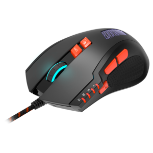 CANYON Wired Gaming Mouse with 8 programmable buttons, sunplus optical 6651 sensor, 4 levels of DPI