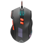 CANYON Wired Gaming Mouse with 8 programmable buttons, sunplus optical 6651 sensor, 4 levels of DPI