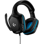 LOGITECH G432 Wired Gaming Headset 7.1 - LEATHERETTE - BLACK/BLUE - USB