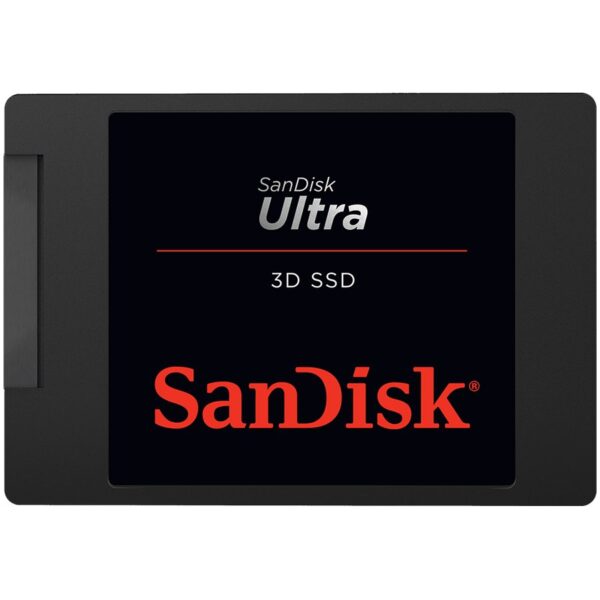 SANDISK Ultra 3D 500GB SSD, 2.5'' 7mm, SATA 6Gb/s, Read/Write: 560 / 530 MB/s, Random Read/Write IOP