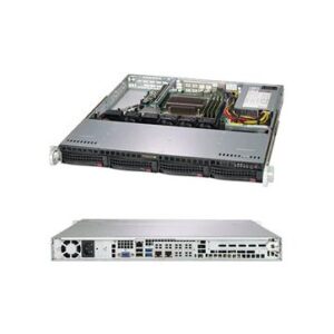 Supermicro SuperServer SYS-5019C-M 1U, 1xLGA 1151, TDP up to 95W, Intel C246, 4xDDR4, 4x3.5" Hot-swa