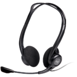 LOGITECH PC960 Corded Stereo Headset BLACK - USB