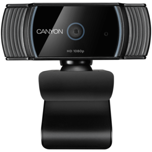 CANYON C5 1080P full HD 2.0Mega auto focus webcam with USB2.0 connector, 360 degree rotary view scop