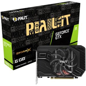 PALIT Video Card NVIDIA GeForce GTX 1660 Ti StormX, 6GB 192bit GDDR6, 1770 / 6000, PCI-E 3, DP, HDMI