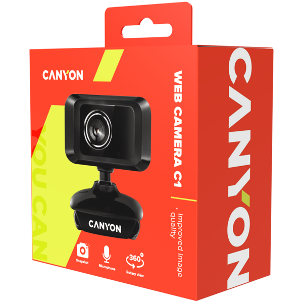 CNE-CWC1 CANYON веб камера, 1.3 Мпикс, USB 2.0.