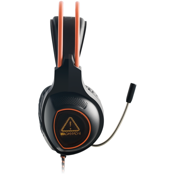CANYON Nightfall GH-7 Gaming headset with 7.1 USB connector, adjustable volume control, orange LED b