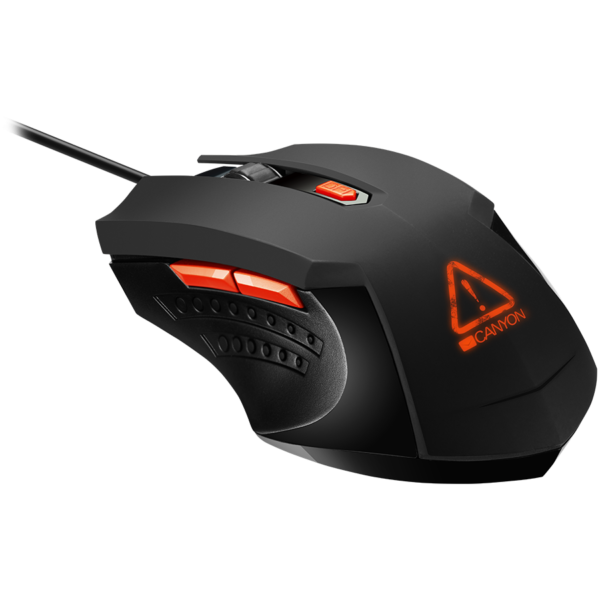 CANYON Star Raider GM-1 Optical Gaming Mouse with 6 programmable buttons, Pixart optical sensor, 4 l