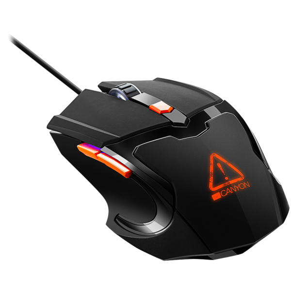 CANYON Vigil GM-2 Optical Gaming Mouse with 6 programmable buttons, Pixart optical sensor, 4 levels