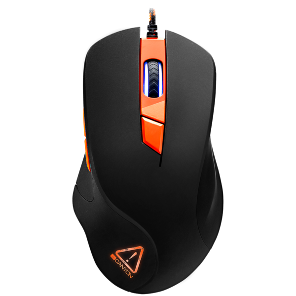 CANYON Eclector GM-3 Wired Gaming Mouse with 6 programmable buttons, Pixart optical sensor, 4 levels