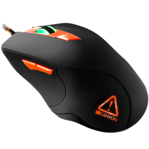 CANYON Eclector GM-3 Wired Gaming Mouse with 6 programmable buttons, Pixart optical sensor, 4 levels