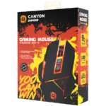 CANYON Hazard GM-6 Optical gaming mouse, adjustable DPI setting 800/1600/2400/3200/4800/6400, LED ba
