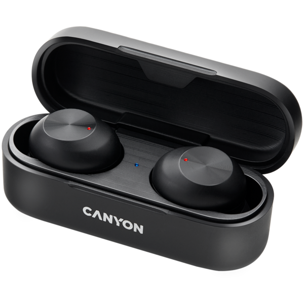 CANYON TWS-1 Bluetooth headset, with microphone, BT V5.0, Bluetrum AB5376A2, battery EarBud 45mAh*2+