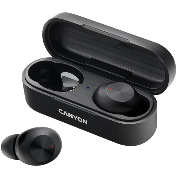 CANYON TWS-1 Bluetooth headset, with microphone, BT V5.0, Bluetrum AB5376A2, battery EarBud 45mAh*2+