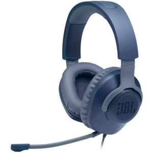 JBL Quantum 100 - Wired Over-Ear Gaming Headset - Blue