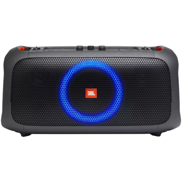 JBL Partybox On-The-Go - Portable Party Speaker with Wireless Mic - Black