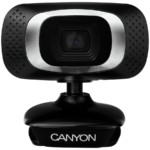 CANYON C3 720P HD webcam with USB2.0. connector, 360° rotary view scope, 1.0Mega pixels, Resolution
