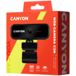 CANYON C2N 1080P full HD 2.0Mega fixed focus webcam with USB2.0 connector, 360 degree rotary view sc