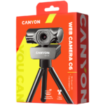 CANYON C6 2k Ultra full HD 3.2Mega webcam with USB2.0 connector, built-in MIC, IC SN5262, Sensor Apt