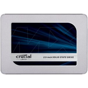 CRUCIAL MX500 1TB SSD, 2.5" 7mm, SATA 6 Gb/s, Read/Write: 560 / 510 MB/s, Random Read/Write IOPS 95K