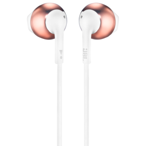 JBL Tune 205 - Wired In-Ear Headset - Chrome Gold