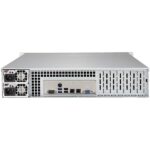 SUPERMICRO CSE-825TQC-R1K03LPB 8x 3.5" Hot-swap SAS3/ SATA Drive Bays & 2x Fixed 3.5" Drive Bays, 10