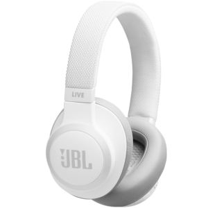 JBL Live 650BTNC - Wireless Over-Ear Headset with Active Noice Cancelling - White