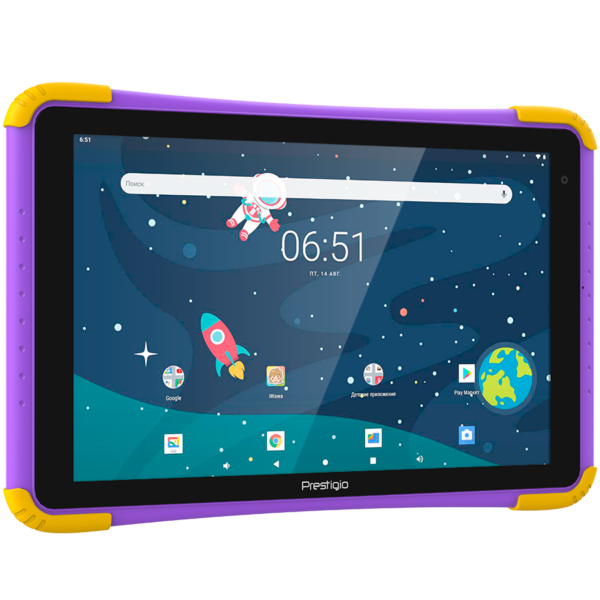 Prestigio SmartKids Max, 10.1"(1280*800) IPS display, Android 9.0 Pie (Go edition), up to 1.5GHz Qua