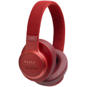 JBL Live 500BT - Wireless Over-Ear Headset - Red