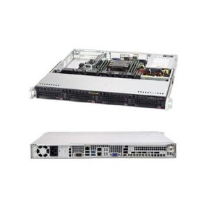 Supermicro SuperServer SYS-5019P-M 1U, 4x 3,5'' Hot-swap drive bays w/ 1x Scalable Processors suppor