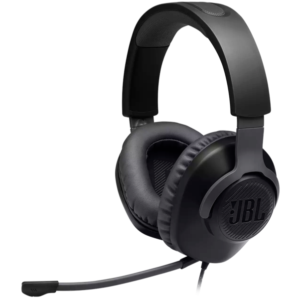 JBL Quantum 100 - Wired Over-Ear Gaming Headset - Black