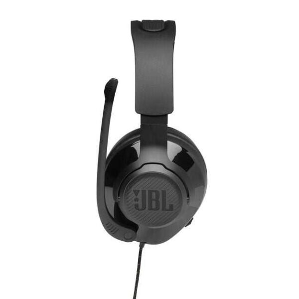 JBL Quantum 200 - Wired Over-Ear Gaming Headset with Flip-up Mic - Black