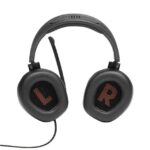 JBL Quantum 200 - Wired Over-Ear Gaming Headset with Flip-up Mic - Black