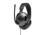 JBL Quantum 200 - Wired Over-Ear Gaming Headset with Flip-up Mic - Black