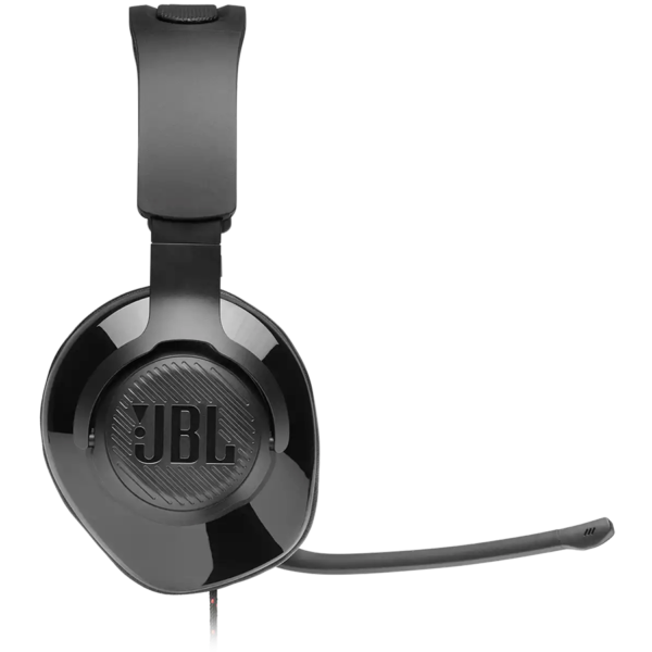 JBL Quantum 200 - Wired Over-Ear Gaming Headset with Flip-up Mic - Black