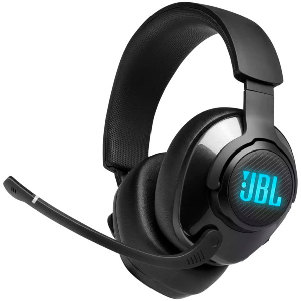 JBL Quantum 400 - Wired Over-Ear Gaming Headset with Flip-up Mic - Black