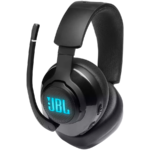 JBL Quantum 400 - Wired Over-Ear Gaming Headset with Flip-up Mic - Black