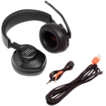 JBL Quantum 400 - Wired Over-Ear Gaming Headset with Flip-up Mic - Black