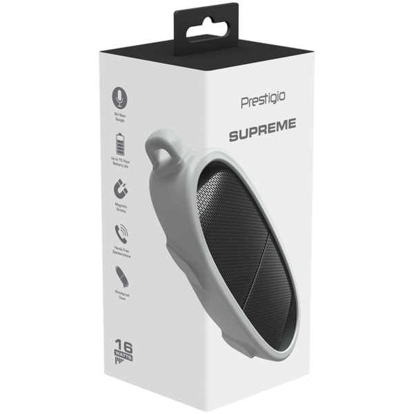 Prestigio Supreme, 2-in-1 bluetooth speakers with magnets, TWS, 1000mAH battery, with Type-C port,