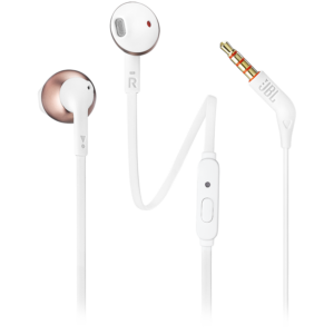 JBL Tune 205 - Wired In-Ear Headset - Rose Gold