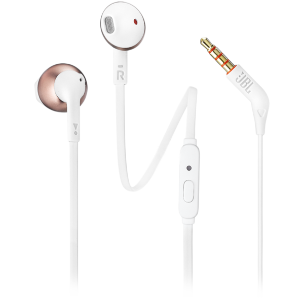 JBL Tune 205 - Wired In-Ear Headset - Rose Gold