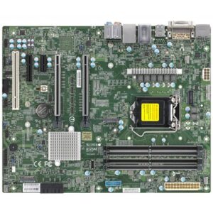 Motherboard MBD-X12SAE LGA-1200, Intel W480, 4xDDR4, 1x1GbE LAN, 1xRJ45 10GBase-T,  4xSATA3 (6Gbps),