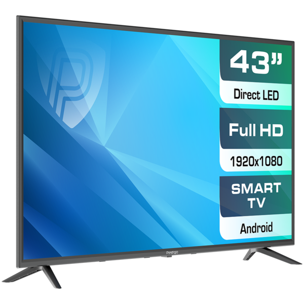 Prestigio LED LCD TV TOP 43"(1920x1080) TFT LED, 250cd/m2, USB, HDMI, VGA, RCA, CI slot, Optical, Mu