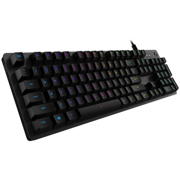 G512 Carbon RGB Mechanical Gaming Keyboard, GX Blue (Clicky) - CARBON - RUS - USB - INTNL - G512 CLI