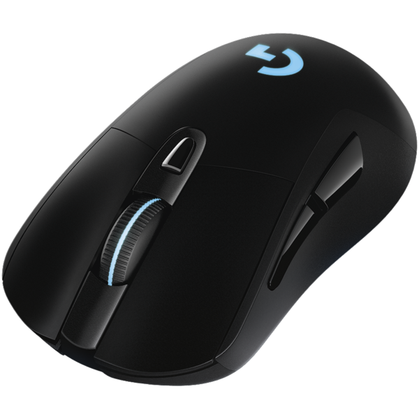 LOGITECH G703 LIGHTSPEED Wireless Gaming Mouse - HERO - BLACK - EER2