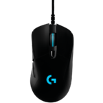 LOGITECH G403 HERO LIGHTSYNC Corded Gaming Mouse - BLACK - USB - EER2