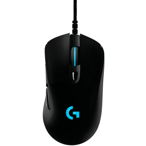 LOGITECH G403 HERO LIGHTSYNC Corded Gaming Mouse - BLACK - USB - EER2